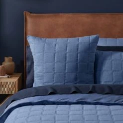 Morgan & Finch Madden Jersey Quilt Cover - Denim -Morgan & Finch Shop 21929202 p 1