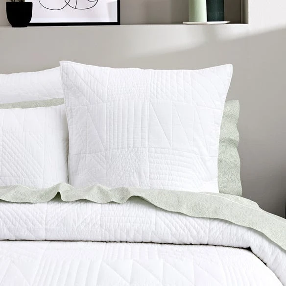 Morgan & Finch Dutton Quilt Cover - White 4 Morgan & Finch Dutton Quilt Cover - White - Image 2