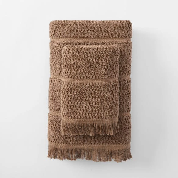 Morgan & Finch Akira Towel - Hazelnut 3 Morgan & Finch Akira Towel - Hazelnut