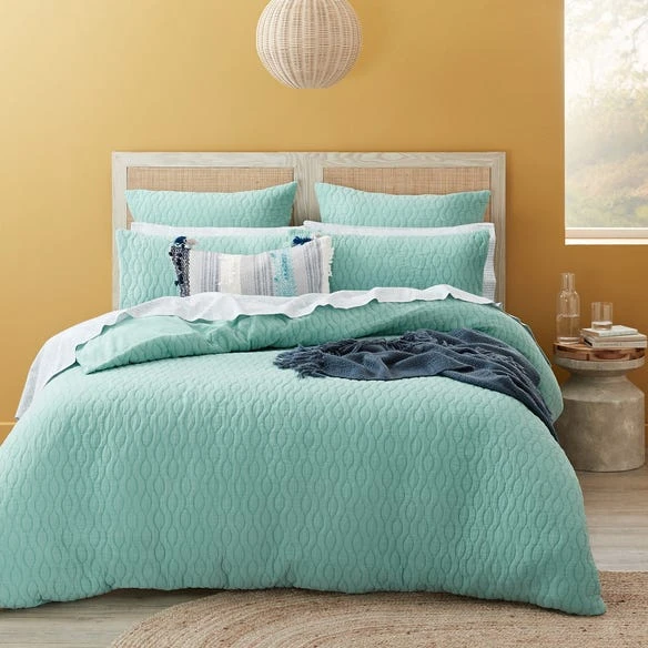Morgan & Finch Callington Quilt Cover - Aqua 3 Morgan & Finch Callington Quilt Cover - Aqua