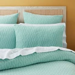 Morgan & Finch Callington Quilt Cover - Aqua 10 Morgan & Finch Callington Quilt Cover - Aqua -Morgan & Finch Shop 22071601 P 1