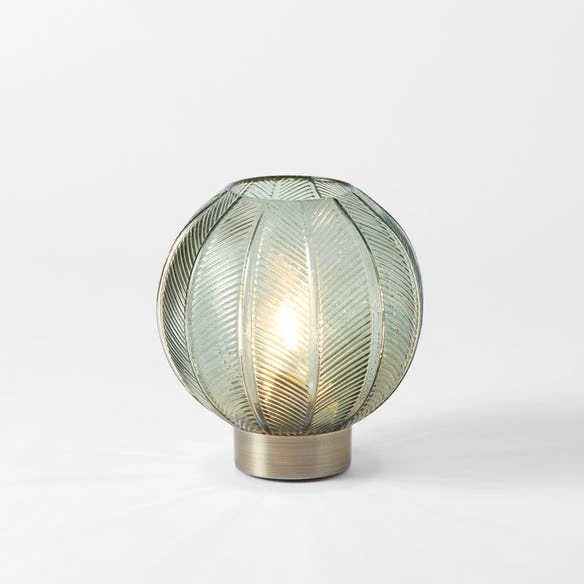Morgan & Finch Greta Led Glass Lamp - Green 4 Morgan & Finch Greta Led Glass Lamp - Green - Image 2