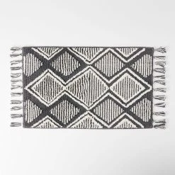 Bed Bath N Table Noah Bath Mat - Charcoal