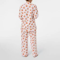 Morgan & Finch Peaches Flannelette Pyjamas -Morgan & Finch Shop 22493801 V01