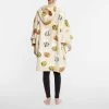 Morgan & Finch Bumble Bees Hooded Sherpa Blanket