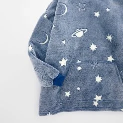 Morgan & Finch Galaxy Glow Hooded Sherpa Blanket -Morgan & Finch Shop 22529801 V01