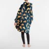 Morgan & Finch Pizza Hooded Sherpa Blanket -Morgan & Finch Shop 22530301 V03