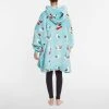 Morgan & Finch Seagulls Hooded Sherpa Blanket