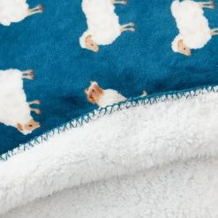 Morgan & Finch Sheep Dog Sherpa Throw