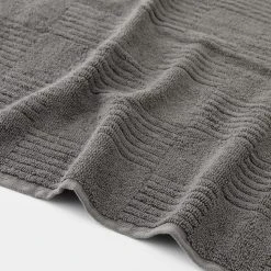 Morgan & Finch Marla Rib Towel - Charcoal