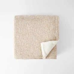 Bed Bath N Table Bramley Sherpa Reverse Throw - Butter