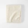 Morgan & Finch Bobble Knit Throw - Cream
