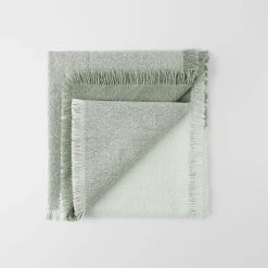 Morgan & Finch Braddon Throws - Sage