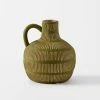 Morgan & Finch Freya Ceramic Vase Small - Green -Morgan & Finch Shop 22556002 V01