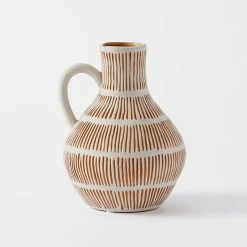 Morgan & Finch Freya Ceramic Vase Medium - White