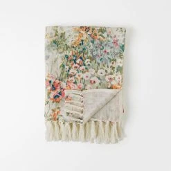 Morgan & Finch Conchita Linen Throw