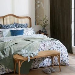 Morgan & Finch Waverly Quilt Cover - Light Blue -Morgan & Finch Shop BBNT Bed LS Botanica Winter 2021 1 Waverly V3