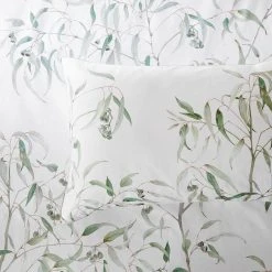 Cotton House Eucalyptus Quilt Cover 13 Cotton House Eucalyptus Quilt Cover -Morgan & Finch Shop CH Eucalyptus Detail 2