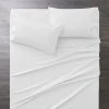 Cotton House Nassor Stripe 700 TC Egyptian Cotton Sheet Set - White -Morgan & Finch Shop CH Nassor Stripe QSS White SI 6