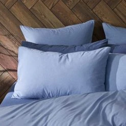 Bed Bath N Table Jersey Quilt Cover - Blue -Morgan & Finch Shop G JERSEY 010803 00505 V04