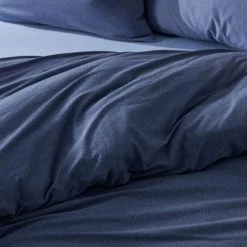 Bed Bath N Table Jersey Quilt Cover - Denim