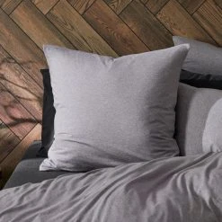 Bed Bath N Table Jersey Quilt Cover - Grey -Morgan & Finch Shop G JERSEY 010803 00550 V06