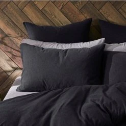 Bed Bath N Table Jersey Quilt Cover - Charcoal -Morgan & Finch Shop G JERSEY 010803 00580 V05