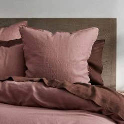 Morgan & Finch Milano Linen Quilt Cover - Rose -Morgan & Finch Shop G MILANO 010803 00280 V05