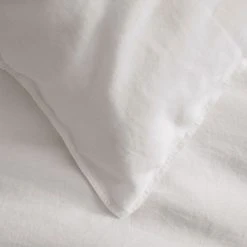 Morgan & Finch Milano Linen Quilt Cover - White -Morgan & Finch Shop G MILANO 010803 00700 V13
