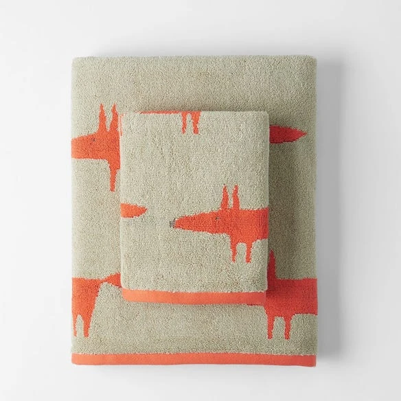 Harlequin Mr Fox Towel - Orange 5 Harlequin Mr Fox Towel - Orange - Image 3