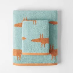 Harlequin Mr Fox Towel - Light Blue -Morgan & Finch Shop G MR FOX 080101 00490 V01 5