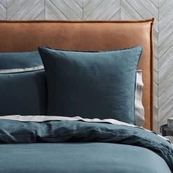 Morgan & Finch Olsen Linen/Cotton Quilt Cover - Slate Blue 11 Morgan & Finch Olsen Linen/Cotton Quilt Cover - Slate Blue -Morgan & Finch Shop G OLSEN 010803 00540 V11