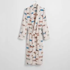 Morgan & Finch Dash Robe - Cream -Morgan & Finch Shop G PRINTEDROB 100101 04 P