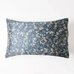 Morgan & Finch Silk Print Pillowcase - Blue 7 Morgan & Finch Silk Print Pillowcase - Blue -Morgan & Finch Shop G SILKPRINT 010201 00540 P