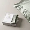 Morgan & Finch Silk Pillowcase - Sage 1 Morgan & Finch Silk Pillowcase - Sage -Morgan & Finch Shop G SILK PILCAS 010201 00445 P