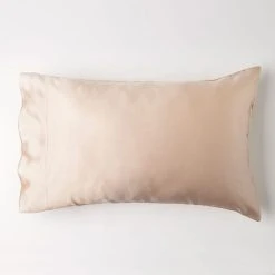 Morgan & Finch Silk Pillowcase - Oyster -Morgan & Finch Shop G SILK PILCAS 010201 00780 P