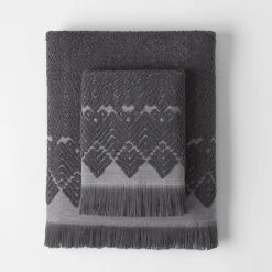 Morgan & Finch Tobago Towel - Charcoal