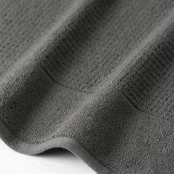 Morgan & Finch Wythe Waffle Towel - Charcoal