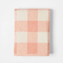 Morgan & Finch Gingham Towel - Blush -Morgan & Finch Shop LF Gingham Towel Gingham Pale Blue 21687501