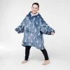 Morgan & Finch Hank Kids Hooded Sherpa Blanket 2 Morgan & Finch Hank Kids Hooded Sherpa Blanket -Morgan & Finch Shop LF Kids Hooded Sherpa Hank Blue 21451201 Front