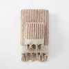 Morgan & Finch Ama Stripe Towel - Clay -Morgan & Finch Shop M F Ama Clay Ivory Towels 22058801 R