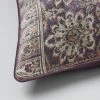 Morgan & Finch Aman Floral Cushion -Morgan & Finch Shop M F Aman Floral Cushion Plum 50x50cm 20976001 Detail