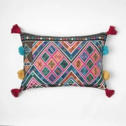 Morgan & Finch Aria Dhurry Cushion 9 Morgan & Finch Aria Dhurry Cushion -Morgan & Finch Shop M F Aria Dhurry Cushion 60x40cm 20980401 V2 1