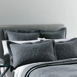Morgan & Finch Artemida Bedspread - Charcoal 13 Morgan & Finch Artemida Bedspread - Charcoal -Morgan & Finch Shop M F Artemida Charcoal Pillows 4