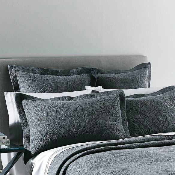 Morgan & Finch Artemida Bedspread - Charcoal 7 Morgan & Finch Artemida Bedspread - Charcoal - Image 5