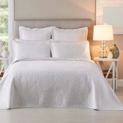 Morgan & Finch Artemida Bedspread - White
