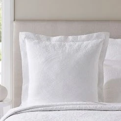 Morgan & Finch Artemida Bedspread - White 8 Morgan & Finch Artemida Bedspread - White -Morgan & Finch Shop M F Artemida White Euro 1