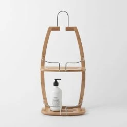 Morgan & Finch Bamboo Hanging Shower Caddy