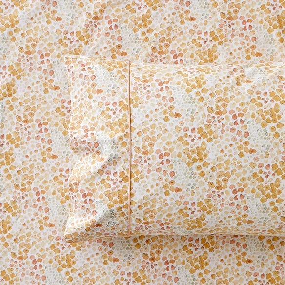 Morgan & Finch Beth 250 TC Cotton Sheet Set - Yellow Floral 4 Morgan & Finch Beth 250 TC Cotton Sheet Set - Yellow Floral - Image 2