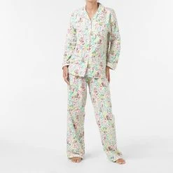 Morgan & Finch Cat Garden Flannelette Pyjamas